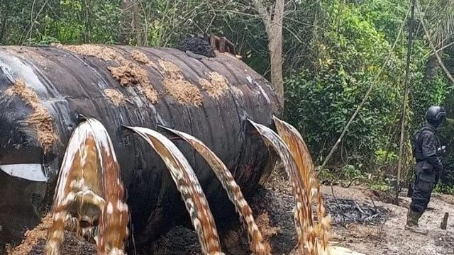 Navy recover 61,000ltrs of petroleum products from reactivated illegal networks in Rivers