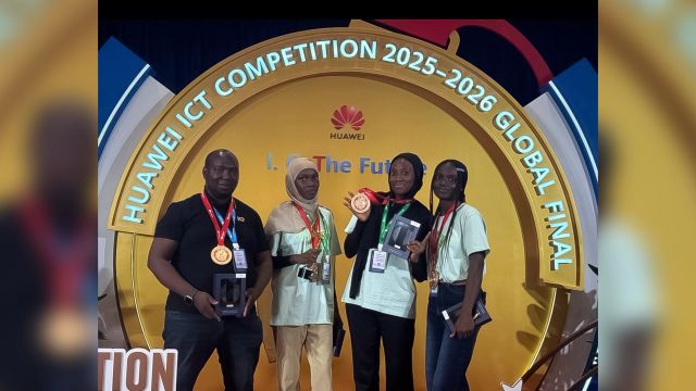 ABU students receive N16m Huawei rewards for global ICT competition success