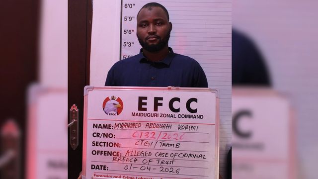 EFCC arraigns man over alleged N186m breach of trust in Maiduguri