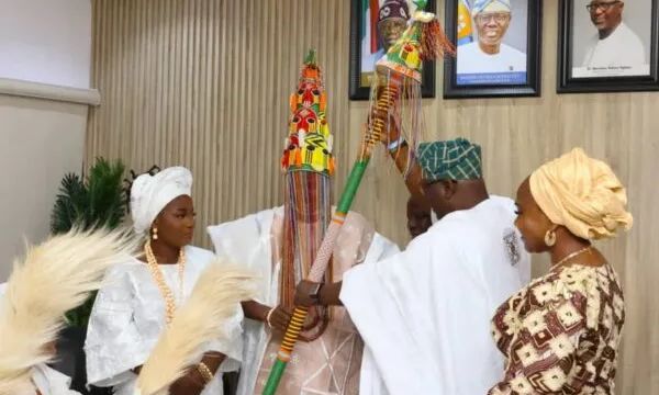 Sanwo-Olu installs new monarch of Ise Kingdom