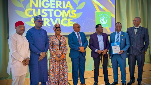 Nigeria Customs Cares CSR initiative bags Commonwealth Gold award
