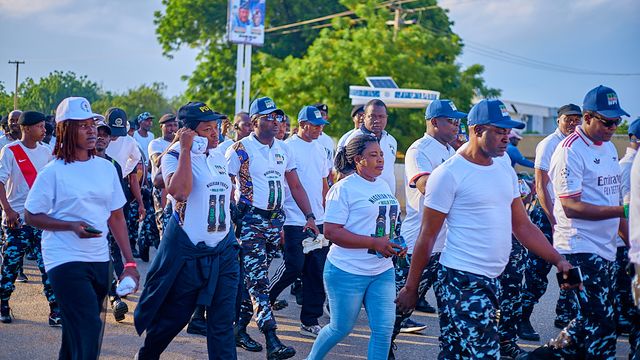 Katsina Police lead peace walk to curb political, digital violence