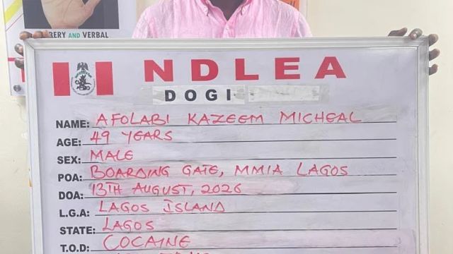 NDLEA arrests KC Luxury, others with N39bn cocaine consignment