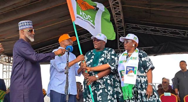 Atiku, Mark, Aregbesola rally support for ADC candidate in Osun