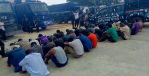 Lagos police nab 39, recover 14 pistols, other weapons