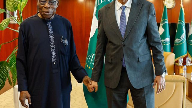 AU chairperson meets Obasanjo on peace, stability in Africa