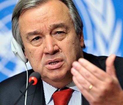 World on path to nuclear disaster, Geterres warns