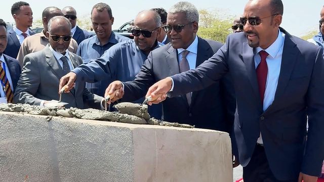 Dangote performs groundbreaking of $660m pipeline project in Ethiopia