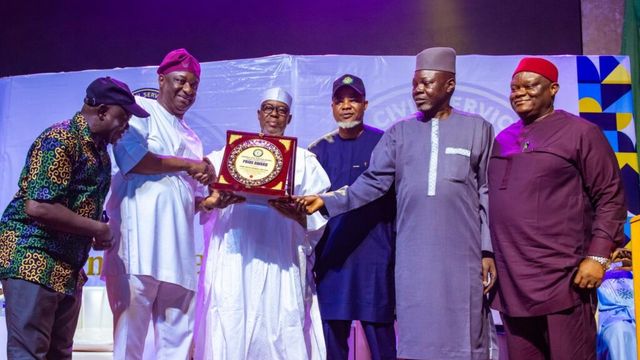 NCSU confers Shield Award on Tinubu for workers’ welfare