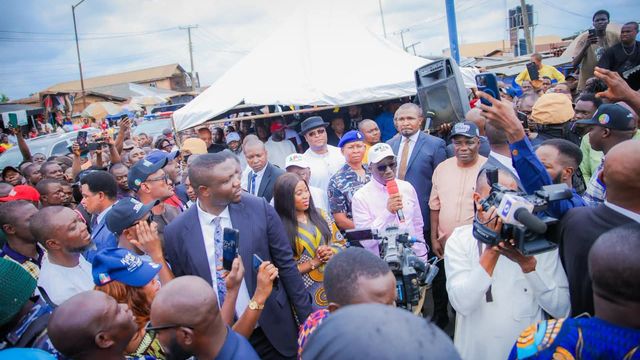 Okpebholo donates N100m to spare parts traders