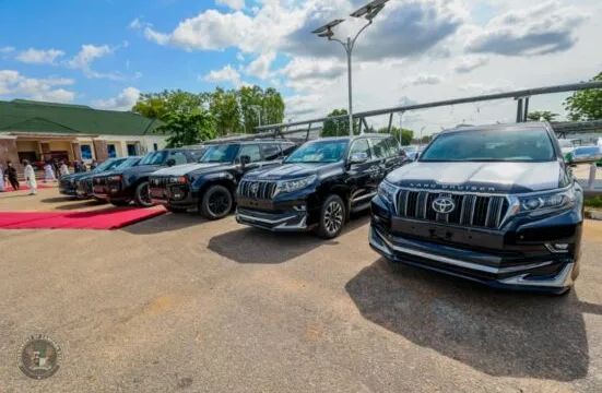 Lawal distributes vehicles to higher institutions to strengthen education sector