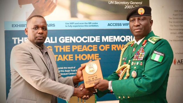 COAS visits Rwanda genocide memorial, urges national unity