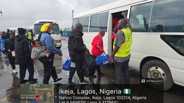 180 Nigerians return to Nigeria from Libya