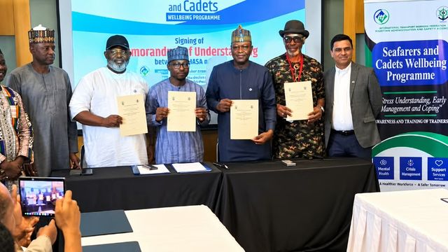NIMASA, Transport Workers endorse MoU on seafarer wellbeing