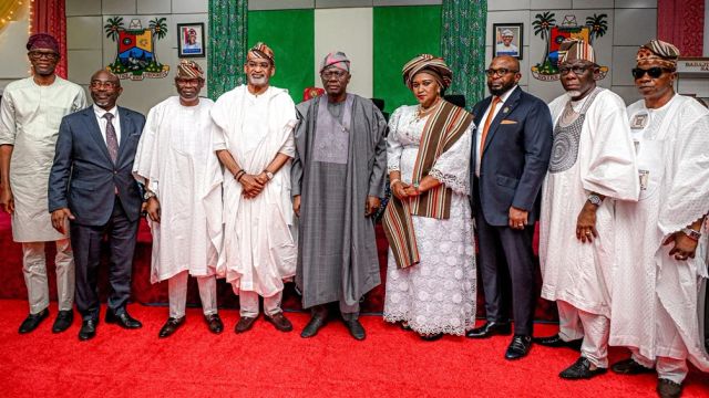 Sanwo-Olu swears in six perm secs, others