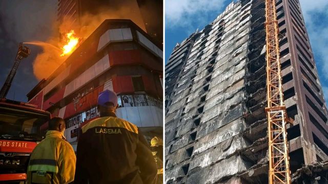 Lagos set to demolish GNI building 10 months after fire