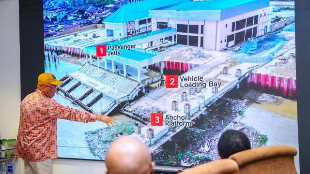Oron ferry project now 85% complete — Eno