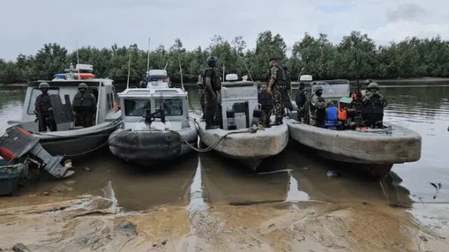 Navy intercepts 3 vessels in Delta, recovers 140,000 ltrs of petroleum