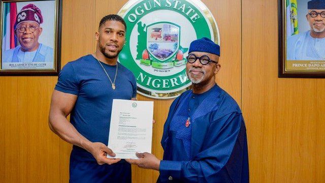 Ogun to construct Anthony Joshua Indoor boxing ring — Abiodun