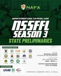 Nigeria Secondary School Flag football League Season 3 kicks off Oct.7