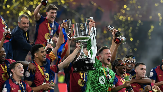 FC Barcelona defeat Real Madrid in extra time to clinch 11th Copa del Rey title