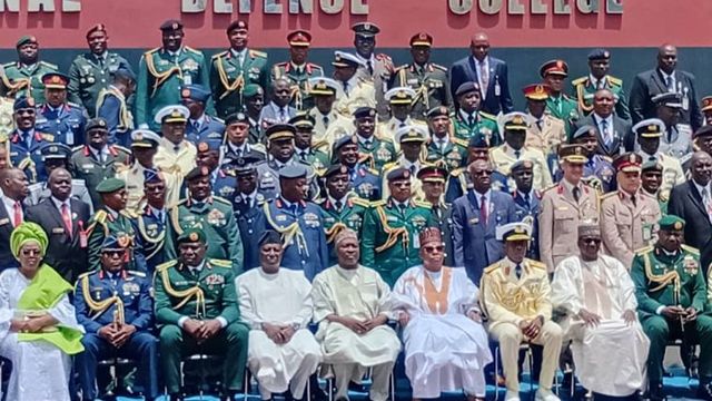 Defence minister urges NDC graduates to champion industrialisation for African security