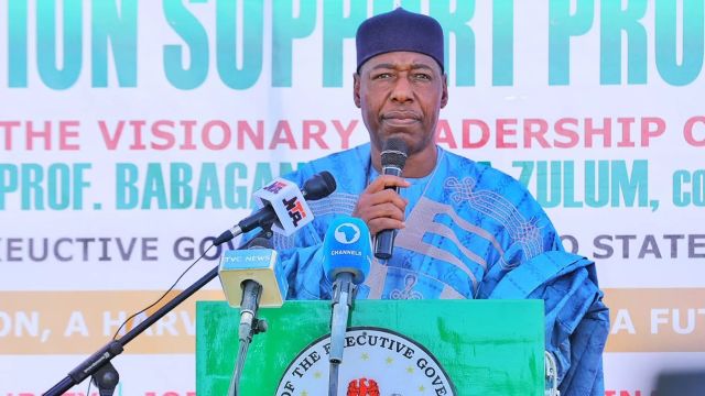 Zulum approves promotion benefits, leave grants for Borno Workers