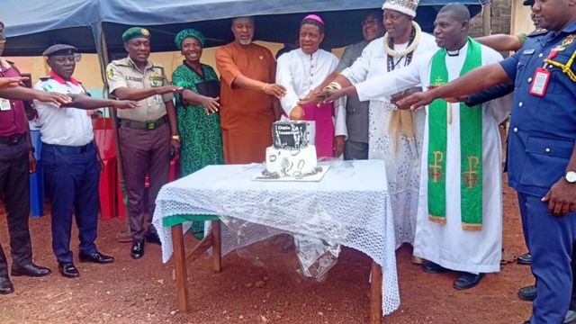 Birthday: Catholic Bishop Onah donates borehole to correctional centre in Nsukka
