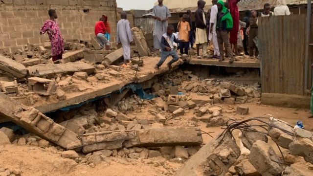 Kano buildings collapse: 4 workers, 1 student killed, 11 Rescued