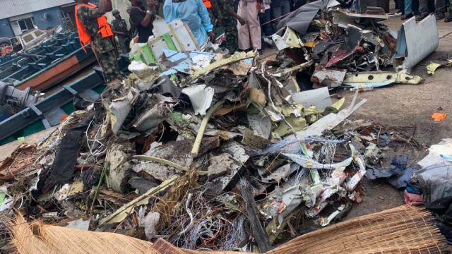 NAF crash: Aiyedatiwa visits scene, orders continued search
