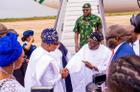 The President landed at Gateway Airport, and floodgates of goodwill were opened…