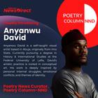 Anyanwu David is the new Poetry News Curator of Poetry Column-NND