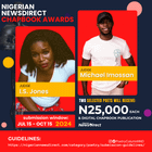 JUDGES: NIGERIAN NEWSDIRECT CHAPBOOK AWARDS 2024