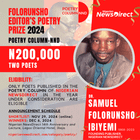 FOLORUNSHO EDITOR’S POETRY PRIZE 2024