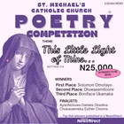 Young Poets shine in St Michael’s Poetry Competition
